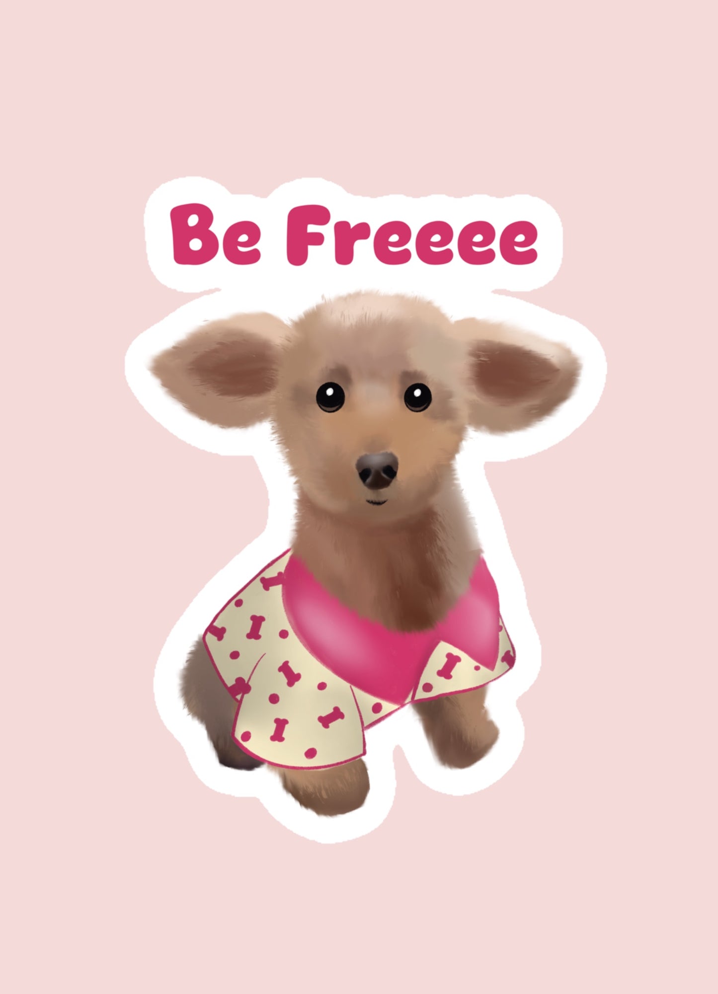 Be Freeee Sticker