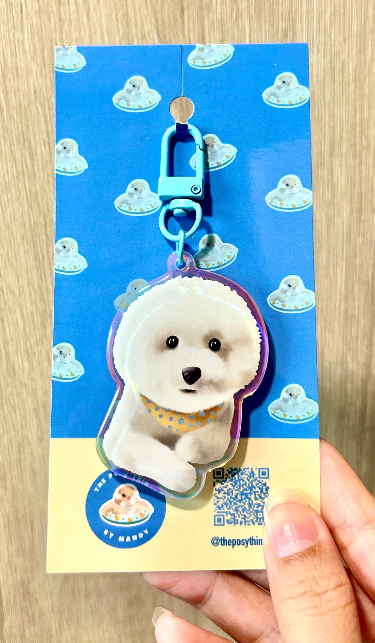 Bichon Keychain