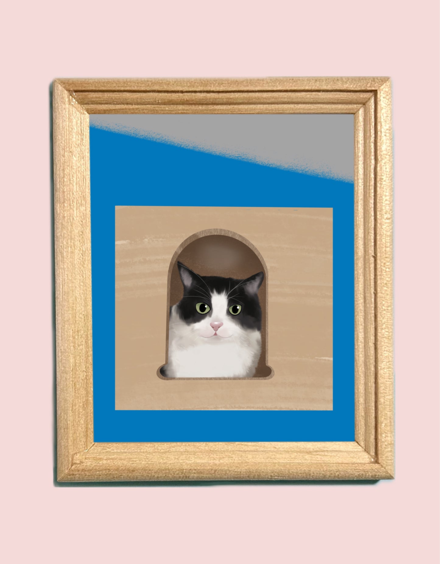 Cat House Art Magnet