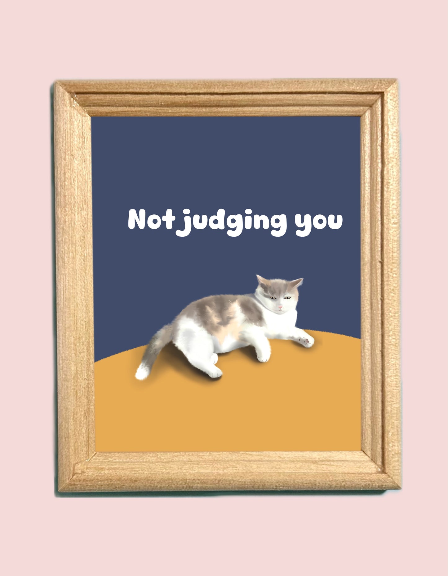 Not Judging You Art Magnet