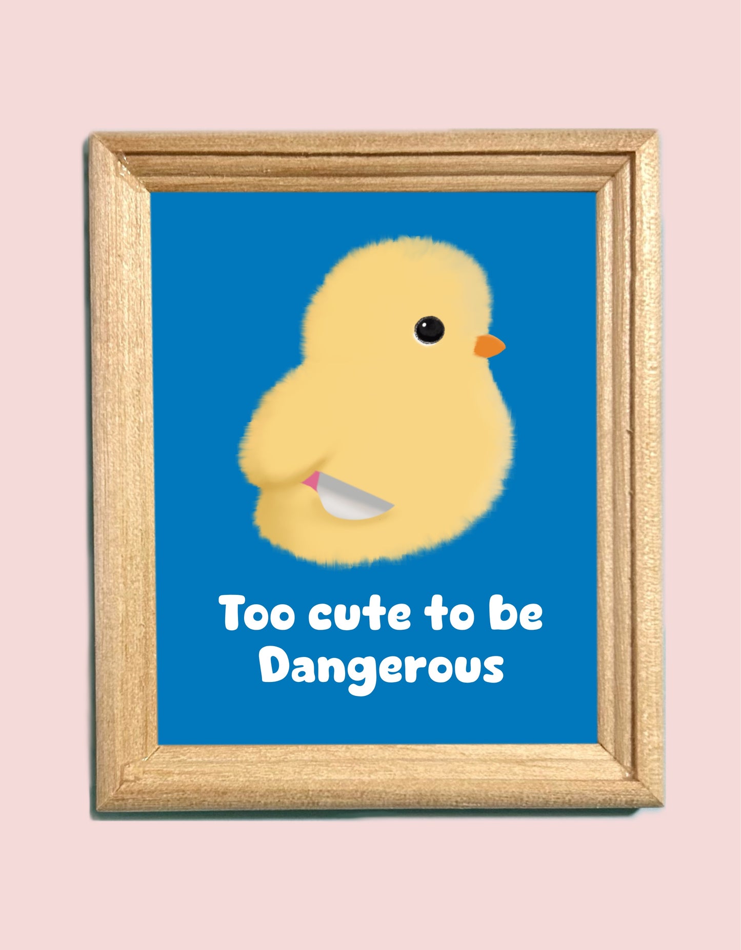 Too Cute To Be Dangerous Art Magnet