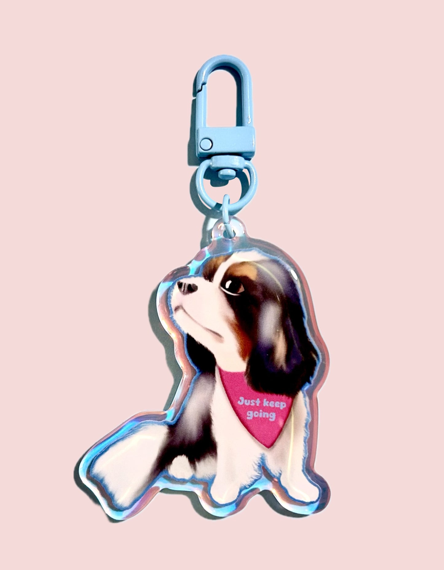 Just Keep Going Keychain