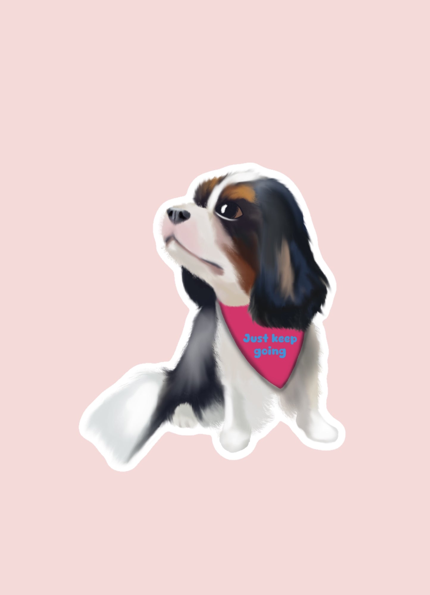 Just Keep Going Sticker
