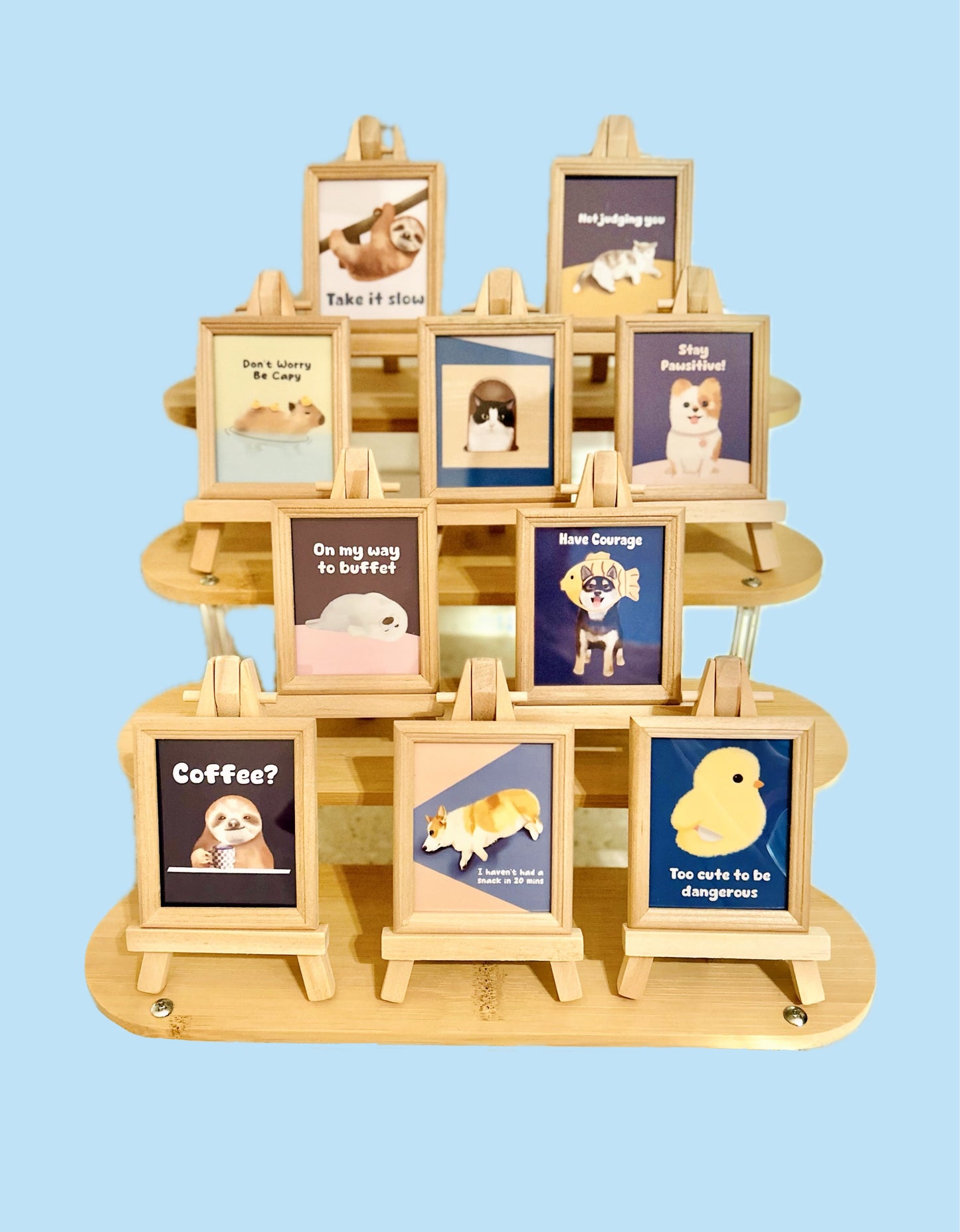 No Cats, No Life Art Magnet