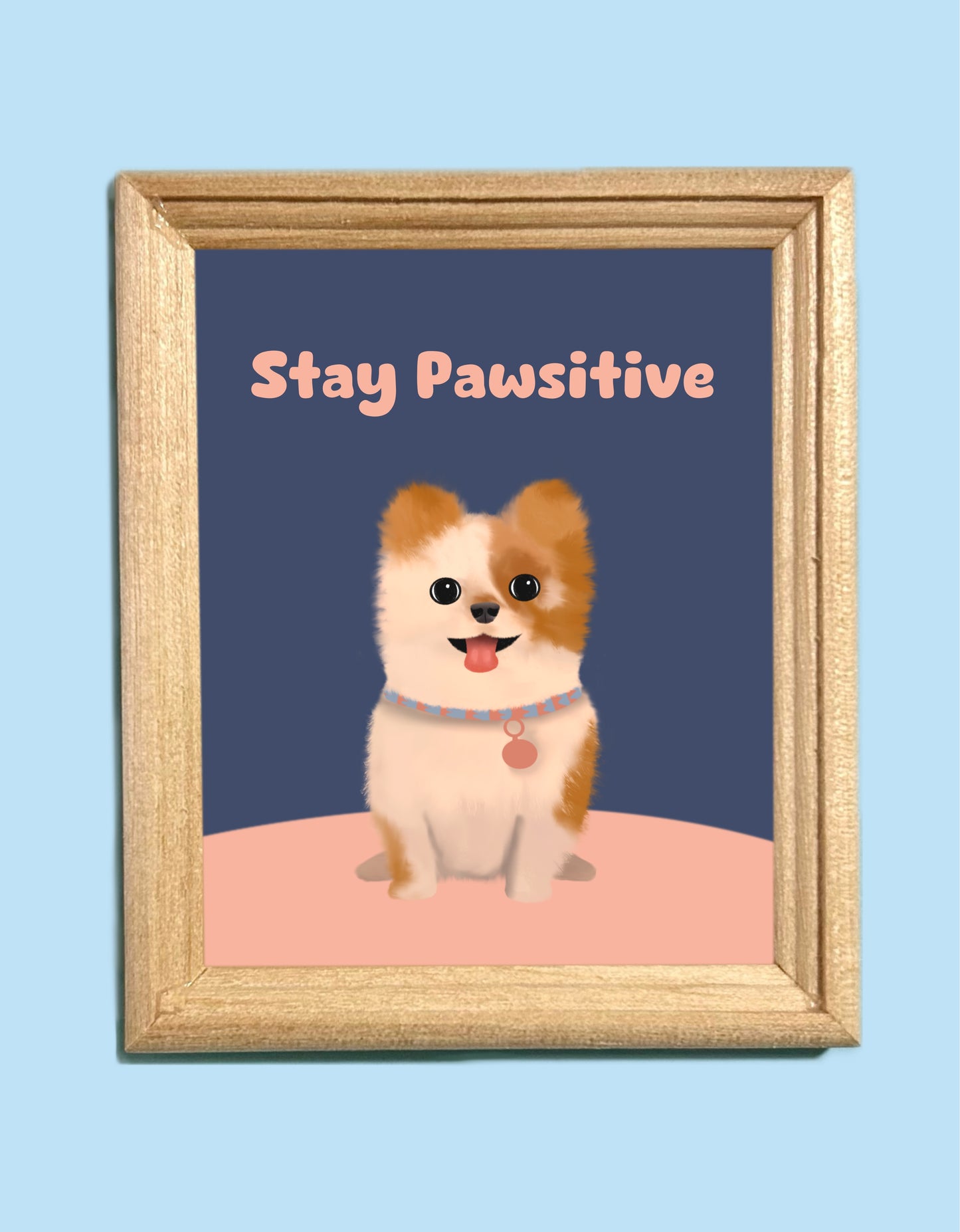 Stay Pawsitive Art Magnet