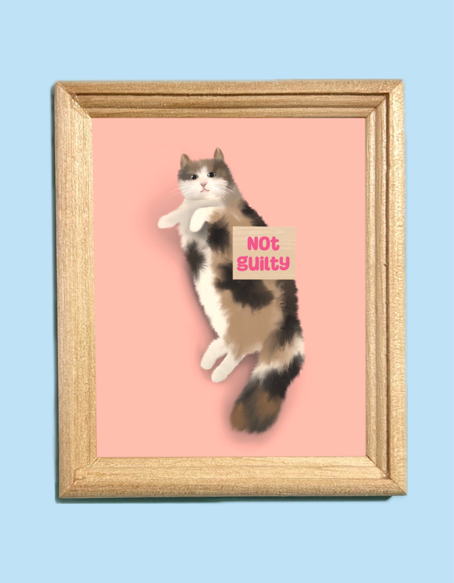 Not Guilty Art Magnet