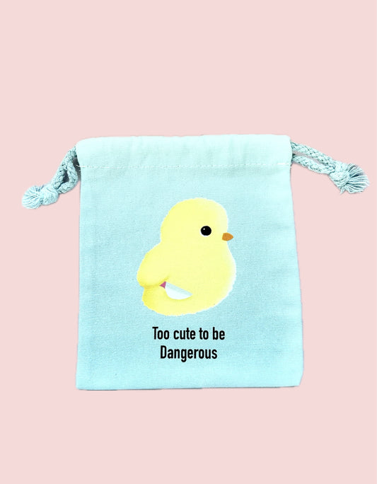 Dangerous Chick Drawstring Pouch
