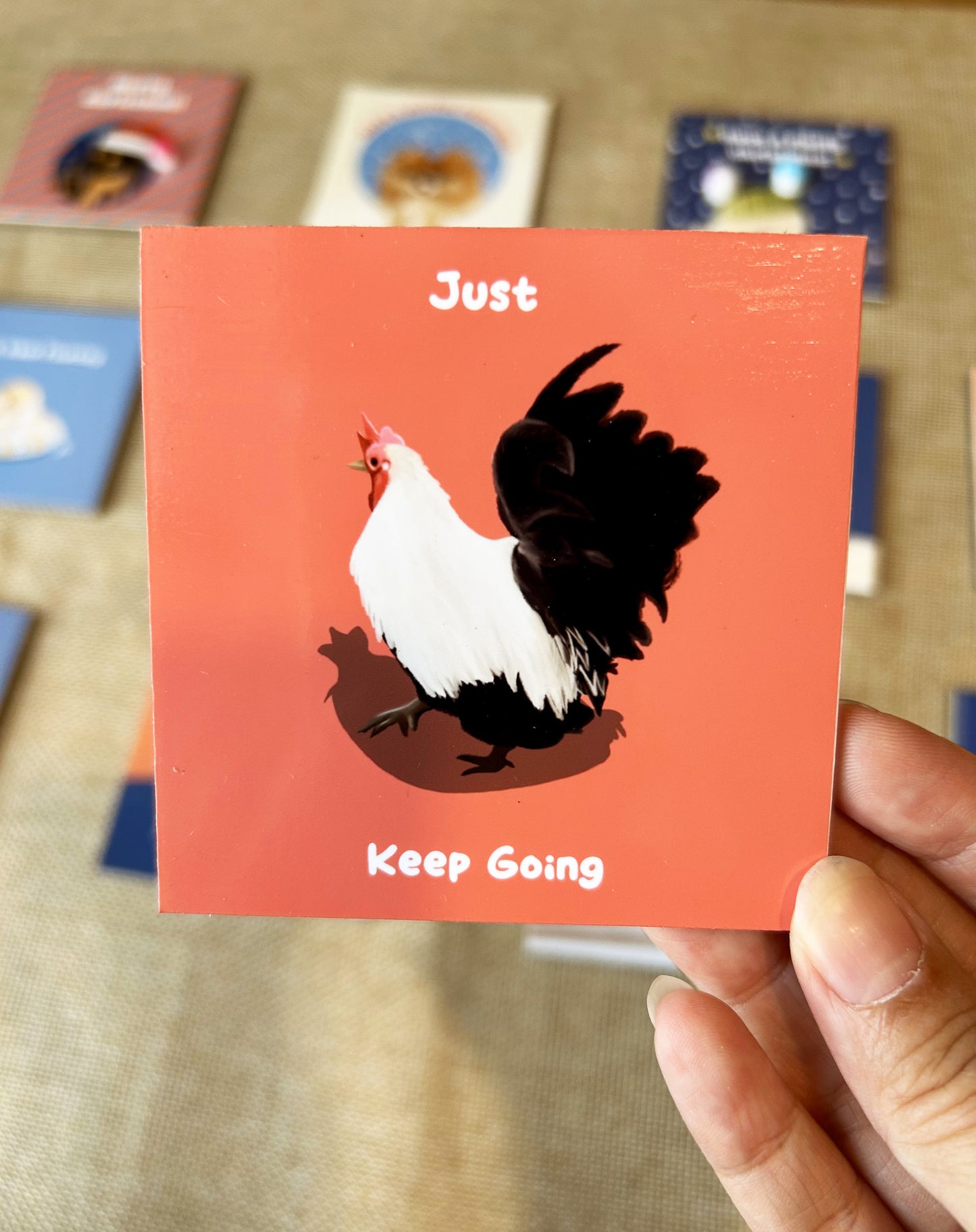 Just Keep Going Rooster (Positive affirmation series)