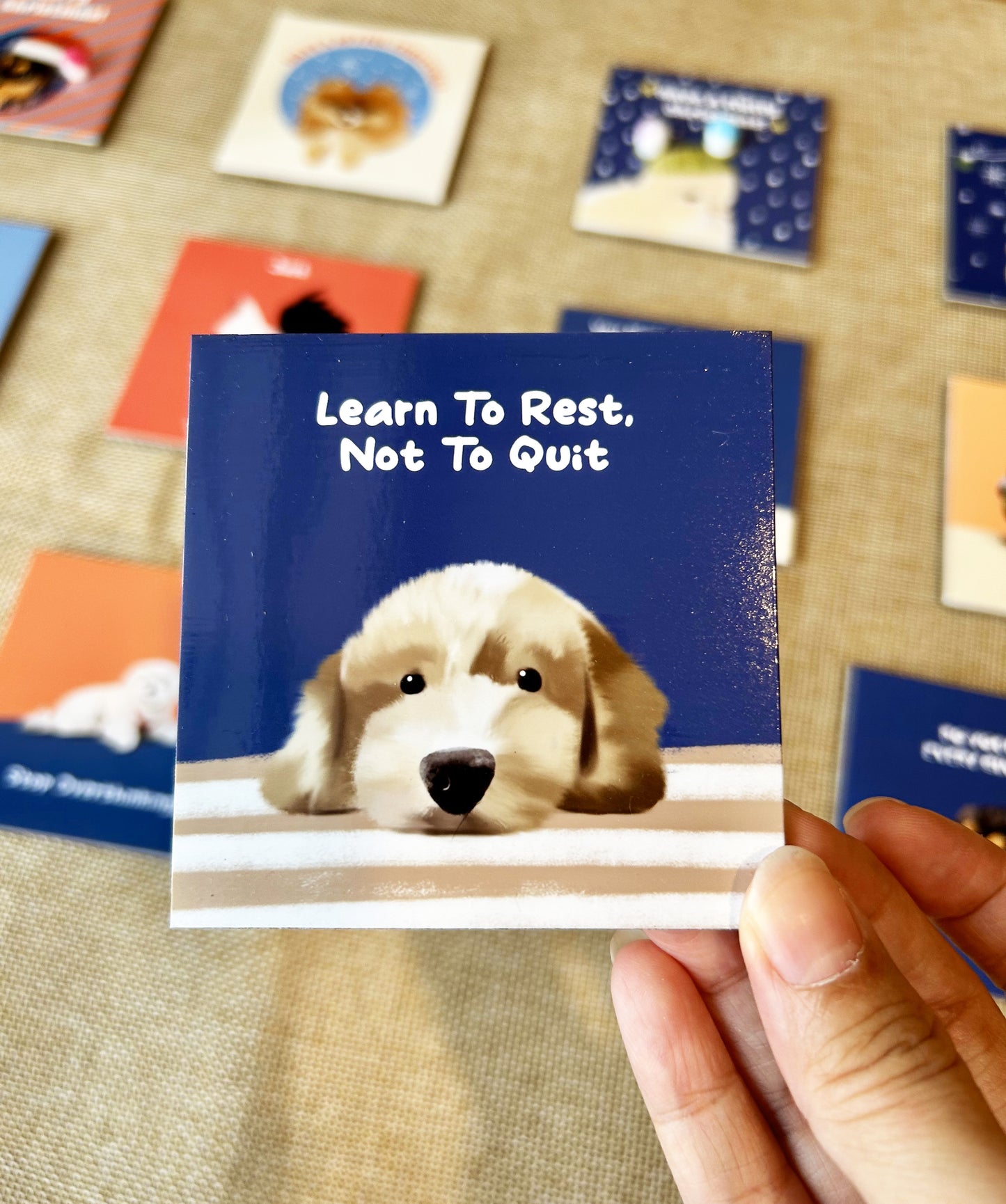 Learn To Rest, Not To Quit Doggie (Positive affirmation series)