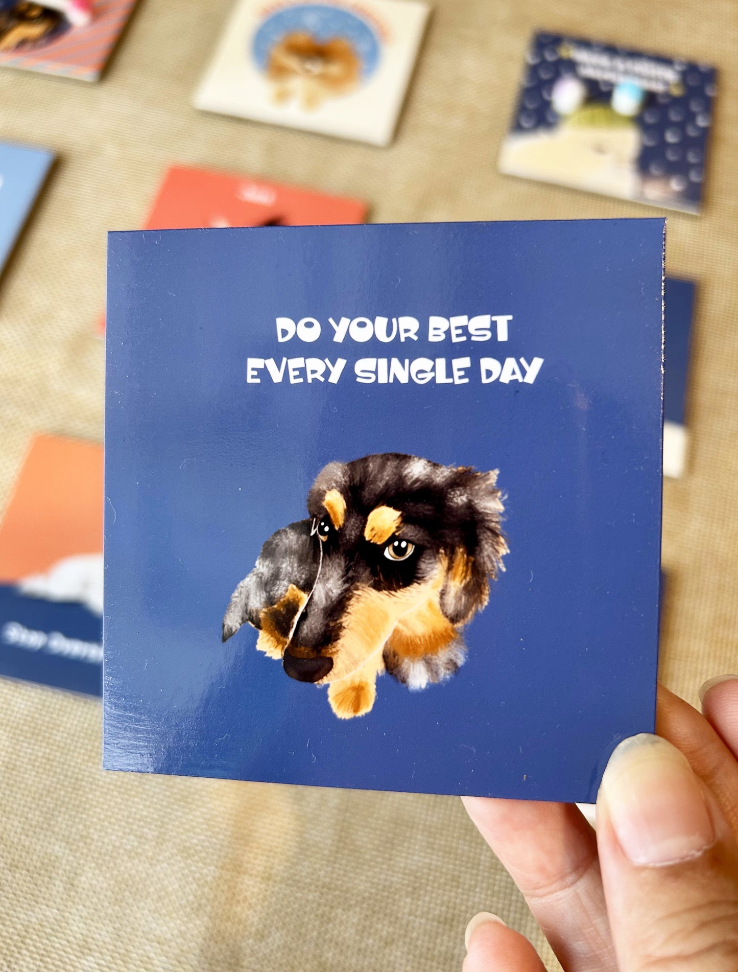 Do Your Best Every Single Day Dachshund (Positive affirmation series)