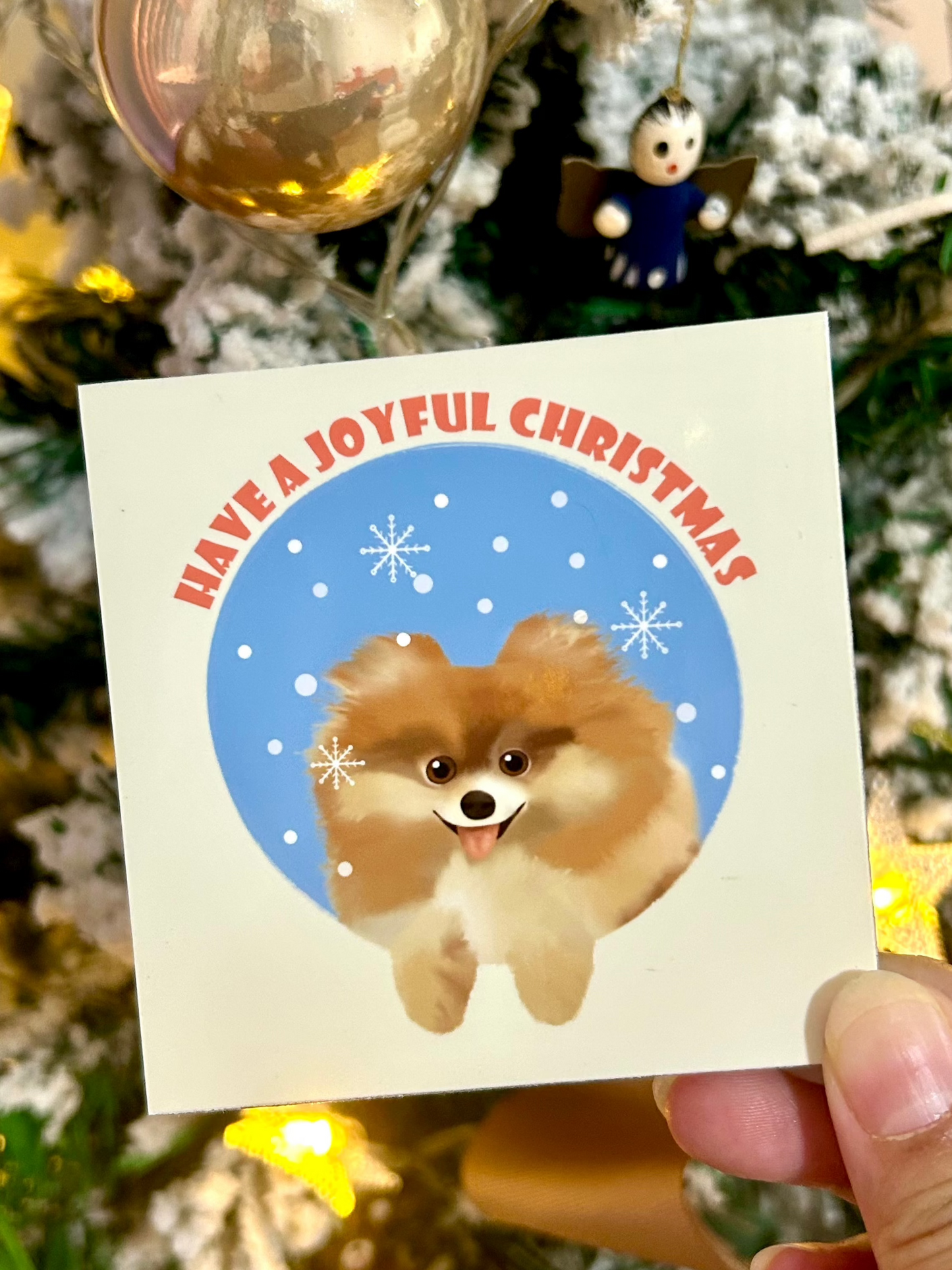 Christmas with Pomeranian