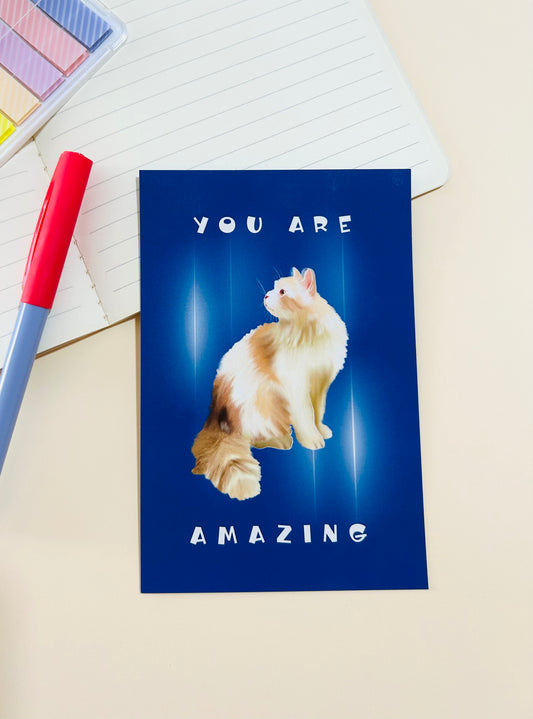 You Are Amazing - Postcard/greeting card