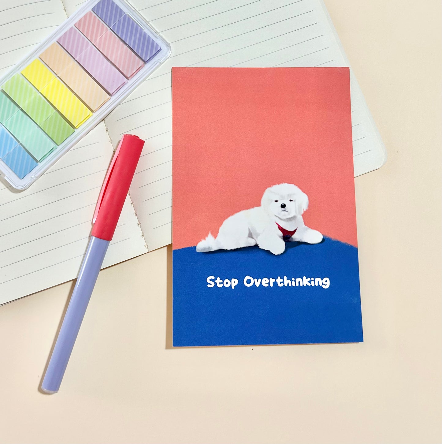 Stop Overthinking - Postcard/greeting card