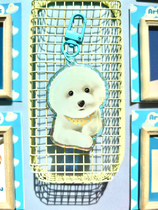 Bichon Keychain