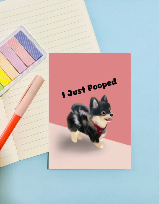I Just Pooped Art Print / Postcard