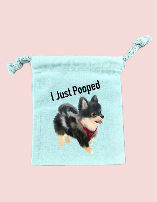 I just Pooped Drawstring Pouch