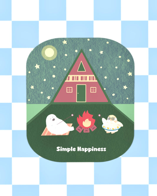 Simple Happiness Sticker